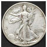 1933-S Walking Liberty Silver Half Dollar