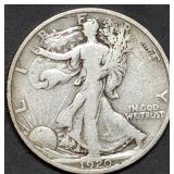 1920-S Walking Liberty Silver Half Dollar