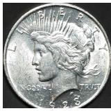 1923 Peace Silver Dollar Gem BU