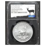 2018 South Africa 1oz Krugerrand NGC Gem BU