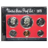 1973 US Mint Proof Set w/ Ike Dollar