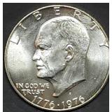 1976 Bicentennial Silver Ike Dollar Gem BU