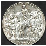 1913 Prussia Silver 3 Mark War Against Napoleon