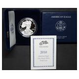2010 W 1oz Proof Silver Eagle MIB