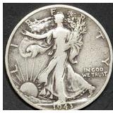 1943-S Walking Liberty Silver Half Dollar
