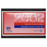 2002 Denver 10-Coin Mint Set in Envelope