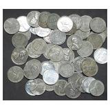 50 Coin Roll World War 2 Steel Wheat Pennies