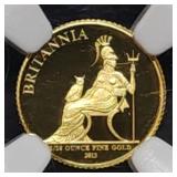 2013 GB Gold Britannia 1/20oz .999 NGC PF70 UCAM