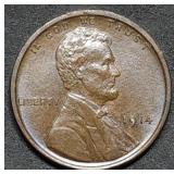1914 Lincoln Wheat Cent BU Nice!