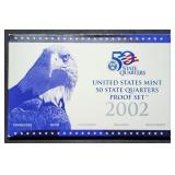 2002 Statehood Quarter Proof Set MIB