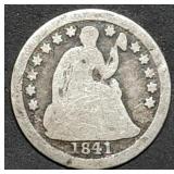 1841-O Seated Liberty Silver Half Dime
