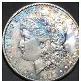 1899-O Morgan Silver Dollar Toned, Nice!