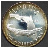 14.5g Sterling Silver Proof Medal 1976 Florida