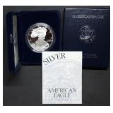 Key Date 1996 P 1oz Proof Silver Eagle MIB