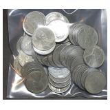 50 Coin Roll World War 2 Steel Wheat Pennies