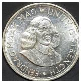 1964 South Africa .500 Silver 50 Cent Piece 28g