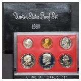 1980 US Mint Proof Set w/ SBA Dollar