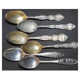 6 Sterling Silver Alaska Spoons 117g