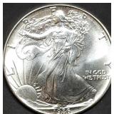 1986 1oz Silver Eagle Gem BU 1st Year