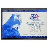 2005 Statehood Quarter Proof Set MIB