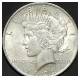 1922 Peace Silver Dollar