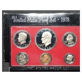 1978 US Mint Proof Set w/ Ike Dollar