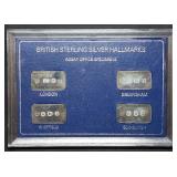 British Sterling Silver Assay Specimens 82g Total