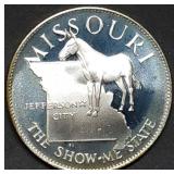 14.5g Sterling Silver Proof Medal 1976 Missouri