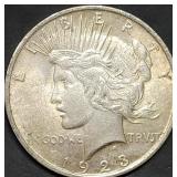 1923 Peace Silver Dollar