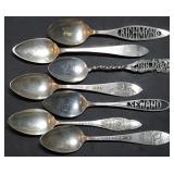 3oz+ Sterling Silver Collector Spoons 112g