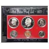 1977 US Mint Proof Set w/ Ike Dollar