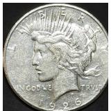 1926-S Peace Silver Dollar