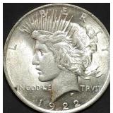 1922 Peace Silver Dollar