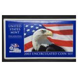 2003 Philadelphia 10-Coin Mint Set in Envelope