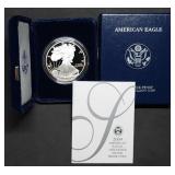 2004 W 1oz Proof Silver Eagle MIB