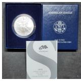 2008 1oz Burnished Silver Eagle MIB