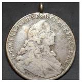 1765 Bavaria Large Silver Thaler Coin