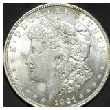 1921 Morgan Silver Dollar Gem BU