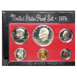 1974 US Mint Proof Set w/ Ike Dollar
