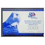 2003 Statehood Quarter Proof Set MIB