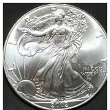 2002 1oz Silver Eagle Gem BU