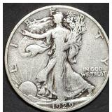 1929-S Walking Liberty Silver Half Dollar