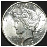 1923 Peace Silver Dollar BU