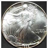 1992 1oz Silver Eagle Gem BU