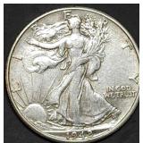 1942 Walking Liberty Silver Half Dollar