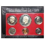 1974 US Mint Proof Set w/ Ike Dollar