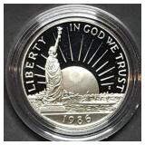 1986 S Statue of Liberty Proof Half Dollar