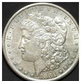 1881-S Morgan Silver Dollar BU