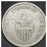1908-S United States / Philippines Silver Peso