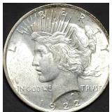 1922 Peace Silver Dollar